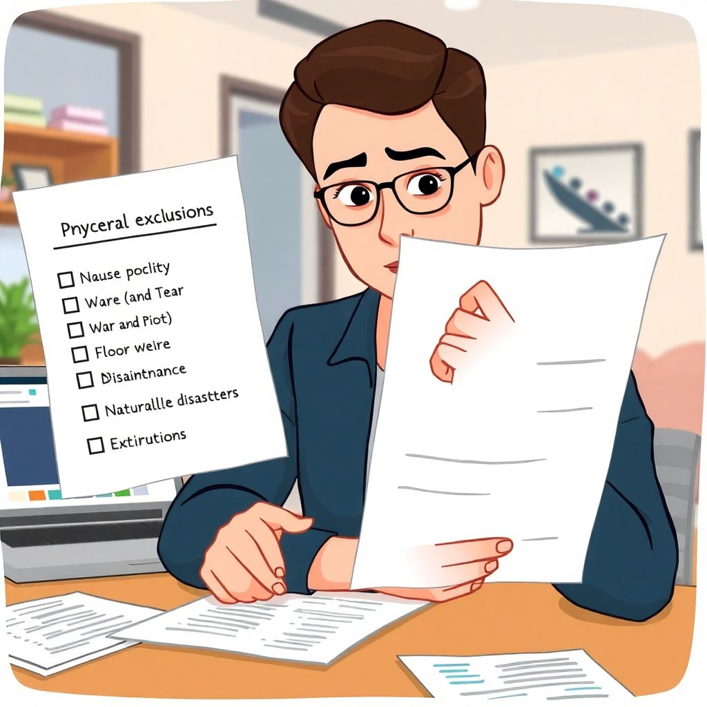 Что не покрывает стандартный полис страхования имущества?