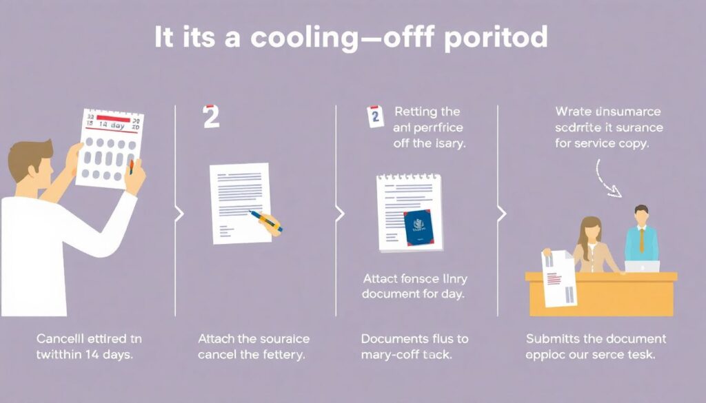 Период охлаждения в страховании: как вернуть деньги за навязанную страховку Период охлаждения в страховании: как отказаться от навязанной страховки. - иллюстрация