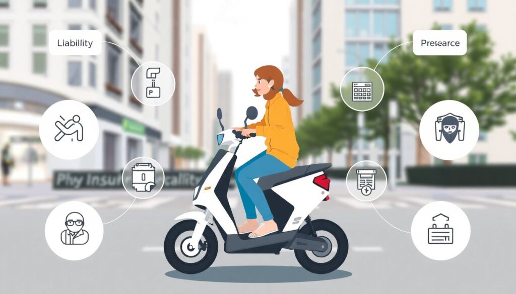 Страхование велосипедистов и СИМ — защита на дороге и в непредвиденных ситуациях Страхование велосипедистов и средств индивидуальной мобильности (СИМ). - иллюстрация