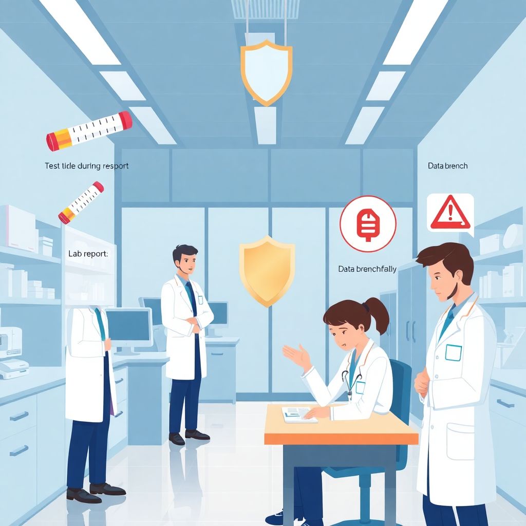 Страхование рисков при сдаче анализов в лаборатории.