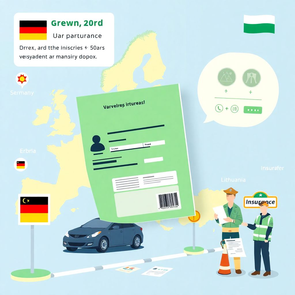 Зеленая карта (green card): международное ОСАГО для путешествий на автомобиле.