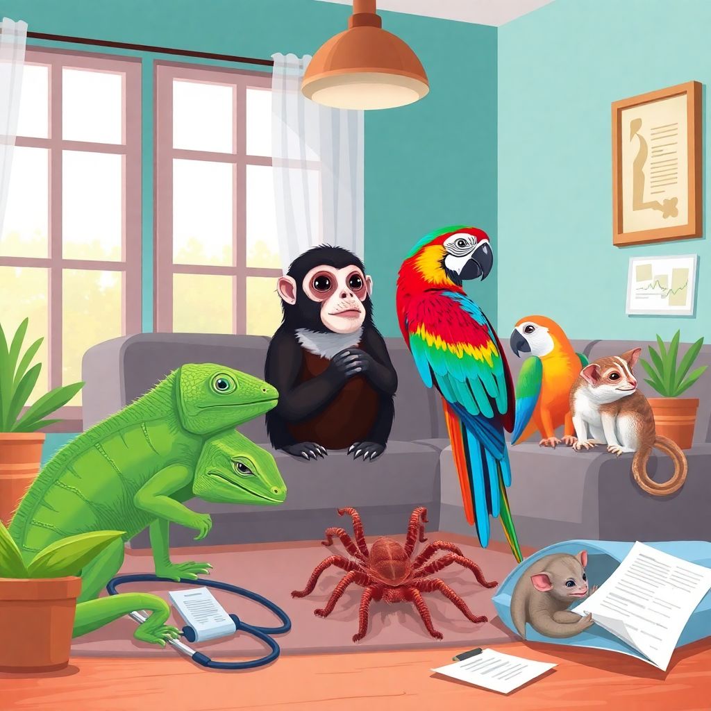 Страхование экзотических животных.