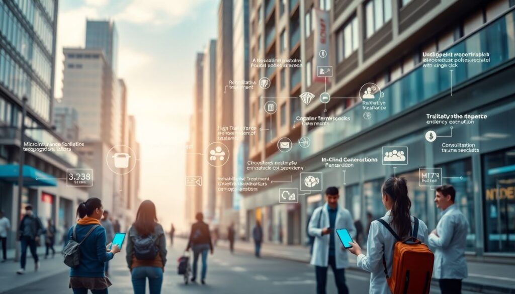 Страхование от травм, полученных в гололед. - иллюстрация