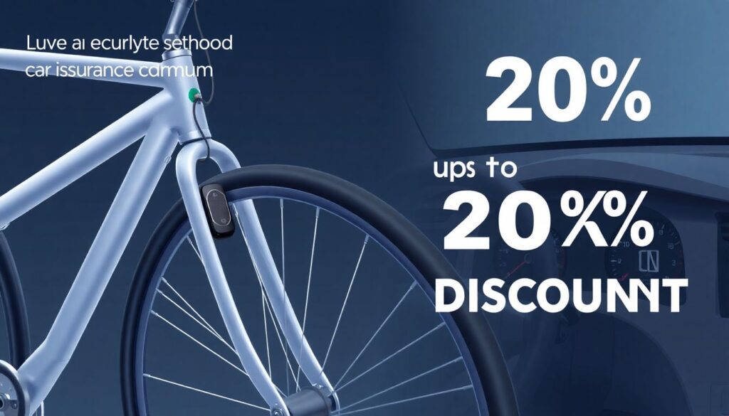 Страхование от кражи велосипеда. - иллюстрация