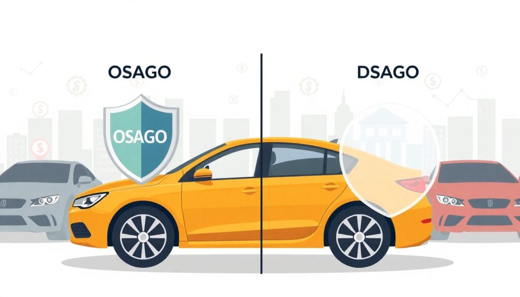 Отличия ОСАГО от ДСАГО (расширенной автогражданки). - иллюстрация