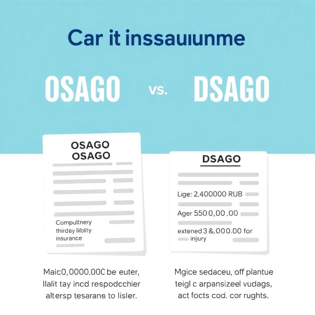Отличия ОСАГО от ДСАГО (расширенной автогражданки).
