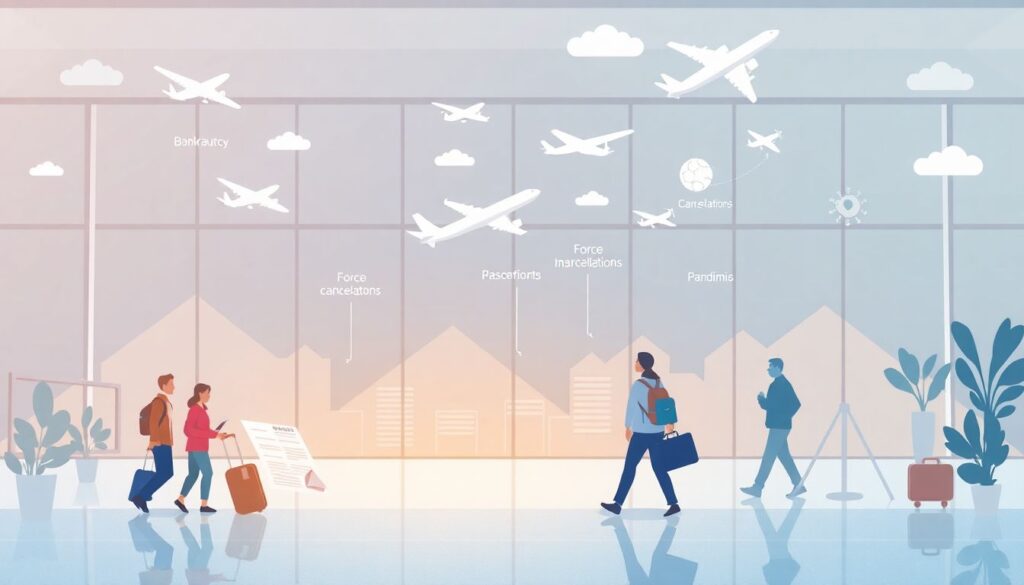 Страхование от банкротства авиакомпании. - иллюстрация