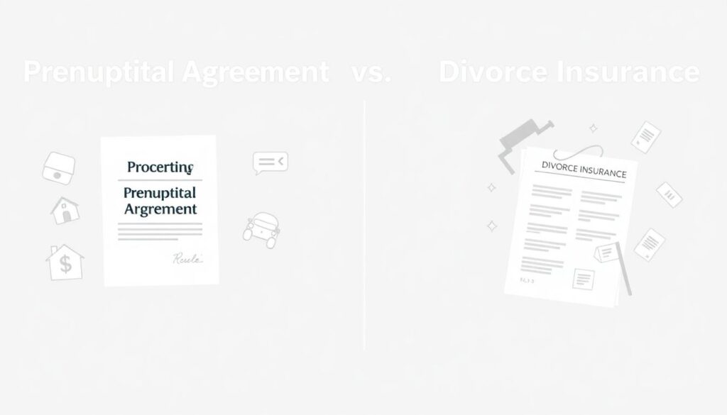 Страхование на случай развода. - иллюстрация