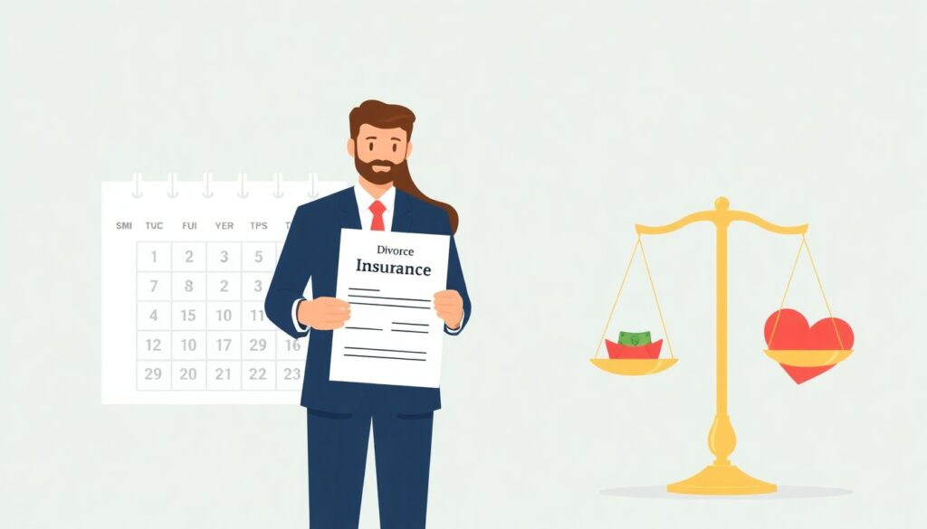 Страхование на случай развода. - иллюстрация