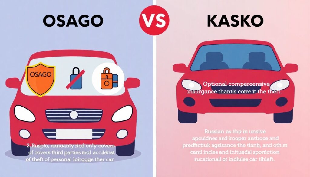 Страхование от кражи личных вещей из автомобиля. - иллюстрация