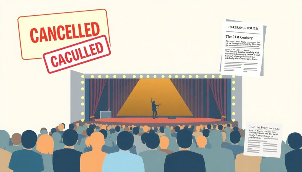 Страхование от отмены концерта или мероприятия. - иллюстрация