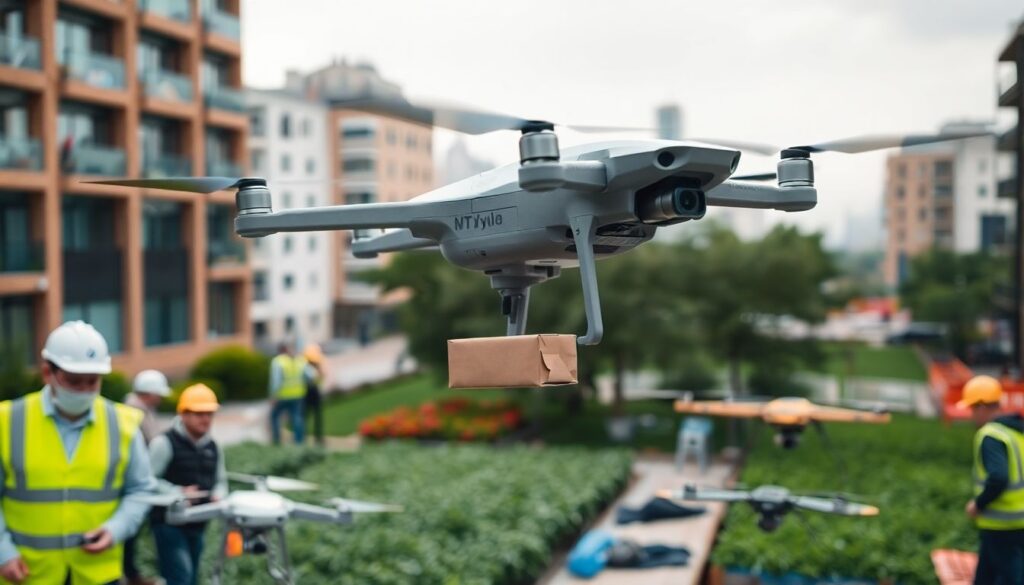 Страхование ответственности перед третьими лицами при использовании дрона. - иллюстрация