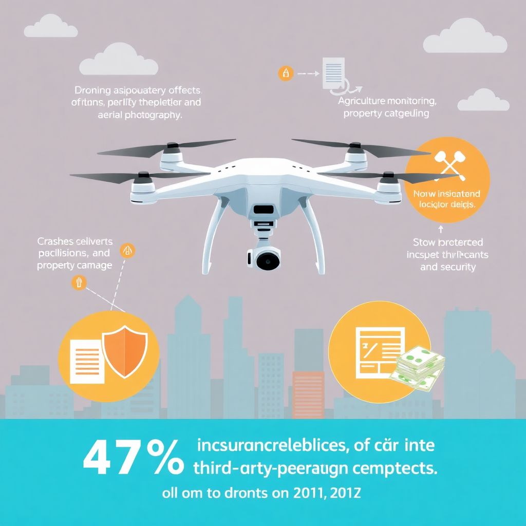 Страхование ответственности перед третьими лицами при использовании дрона.