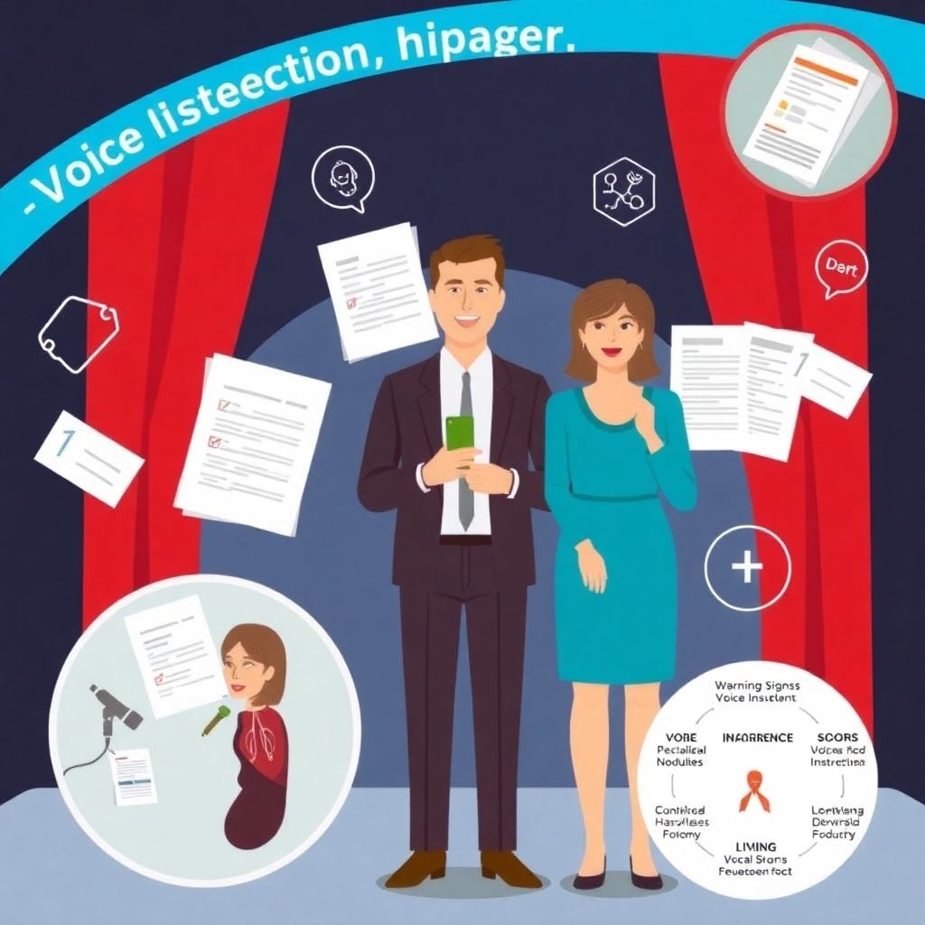 Страхование от потери голоса для певцов и лекторов.