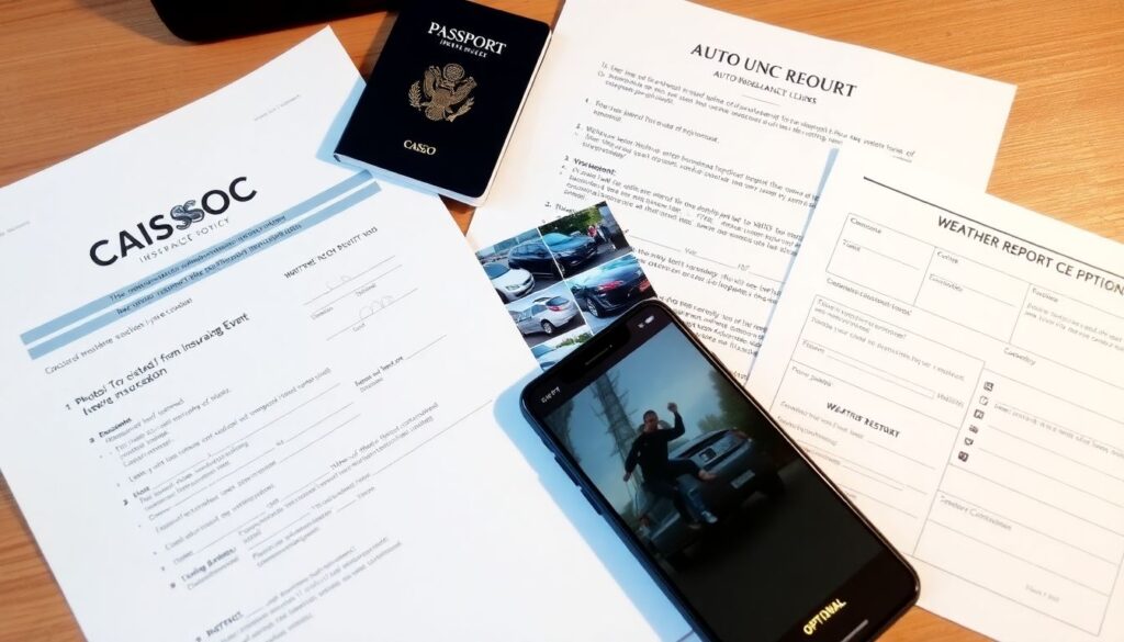 Страхование от града для автомобиля — защита от повреждений и финансовых потерь Страхование от повреждения автомобиля градом. - иллюстрация