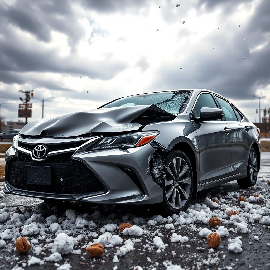 Страхование от повреждения автомобиля градом.