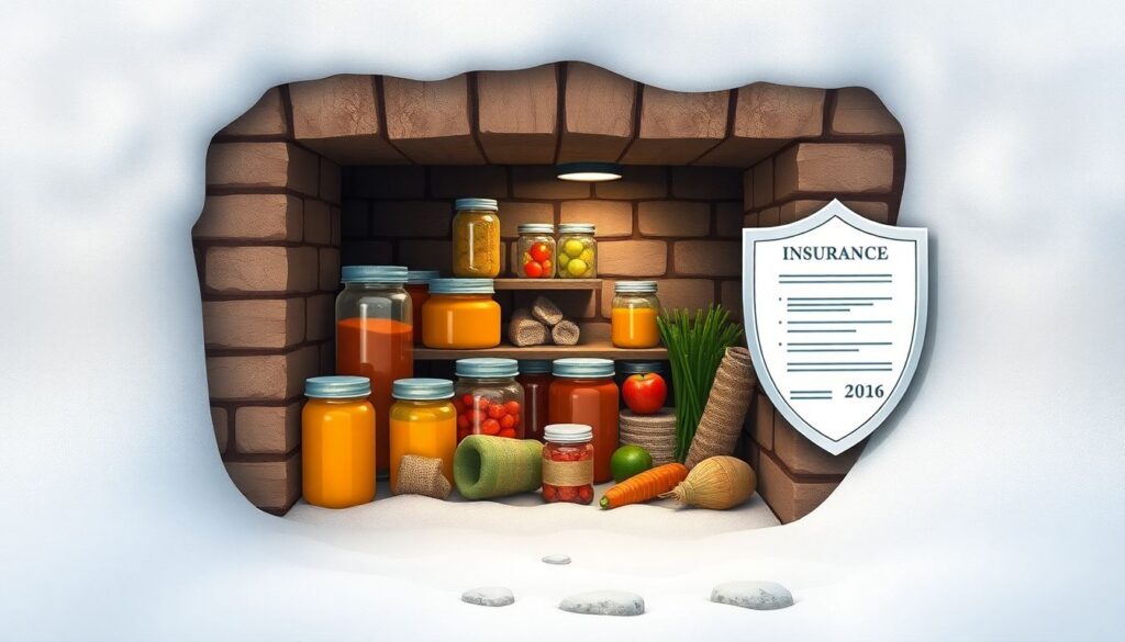 Как застраховать погреб с запасами на зиму и защитить имущество от рисков Как застраховать погреб с запасами на зиму? - иллюстрация
