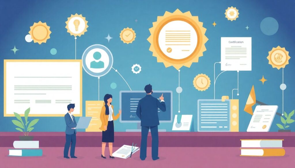 Добровольная и обязательная сертификация в страховании. - иллюстрация