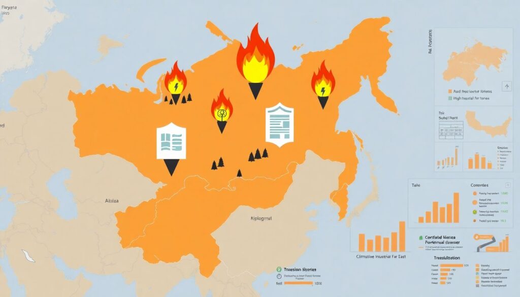 Страхование от последствий природных пожаров. - иллюстрация