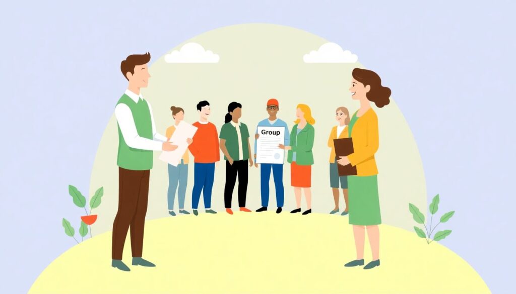 Страхование для волонтеров. - иллюстрация