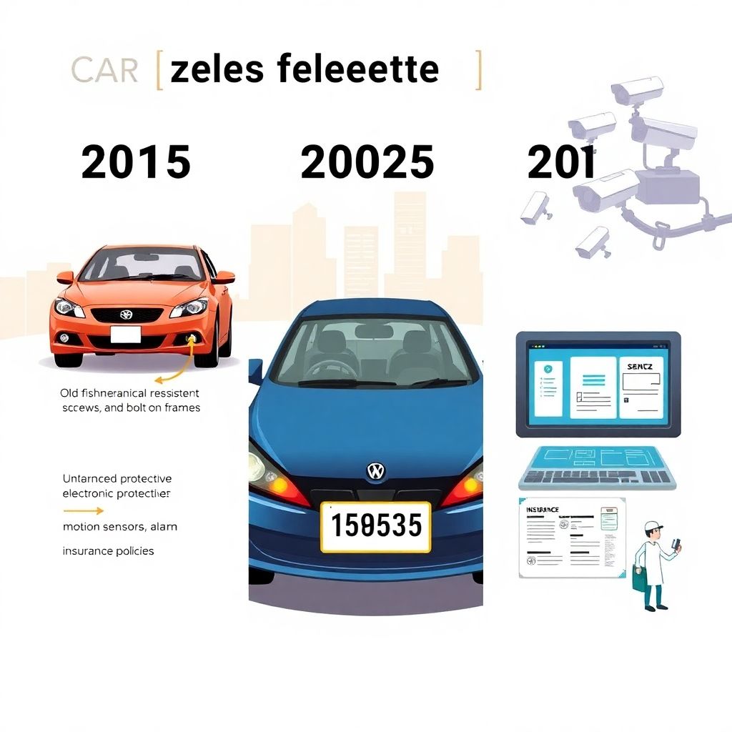 Страхование от кражи номерных знаков с автомобиля.