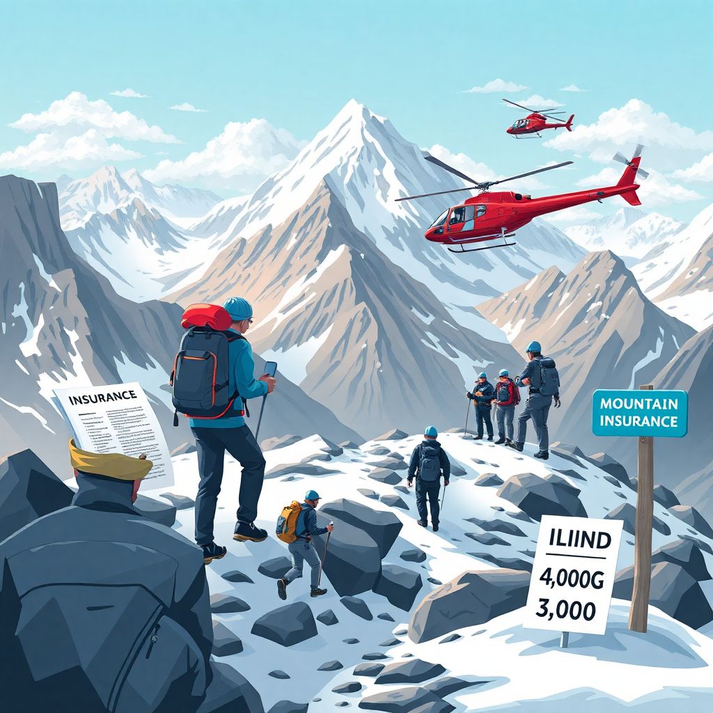 Страхование для походов и треккинга в горах.