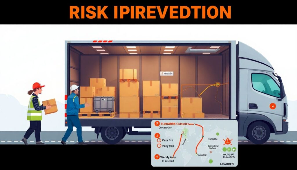 Страхование от повреждения имущества во время переезда. - иллюстрация