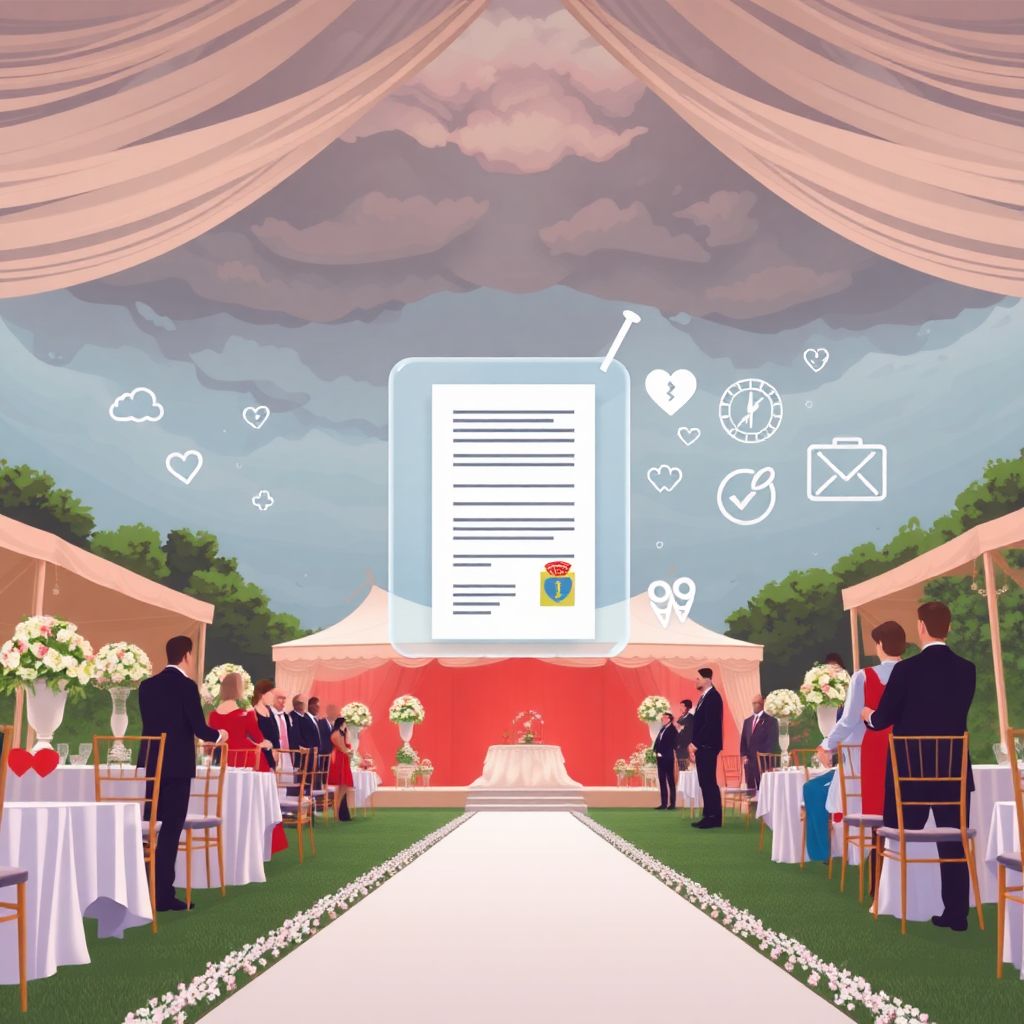 Страхование от отмены свадьбы — защита расходов и спокойствие в важный день Страхование от отмены свадьбы.