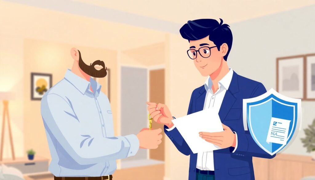 Страхование от мошенничества при сдаче квартиры в аренду. - иллюстрация