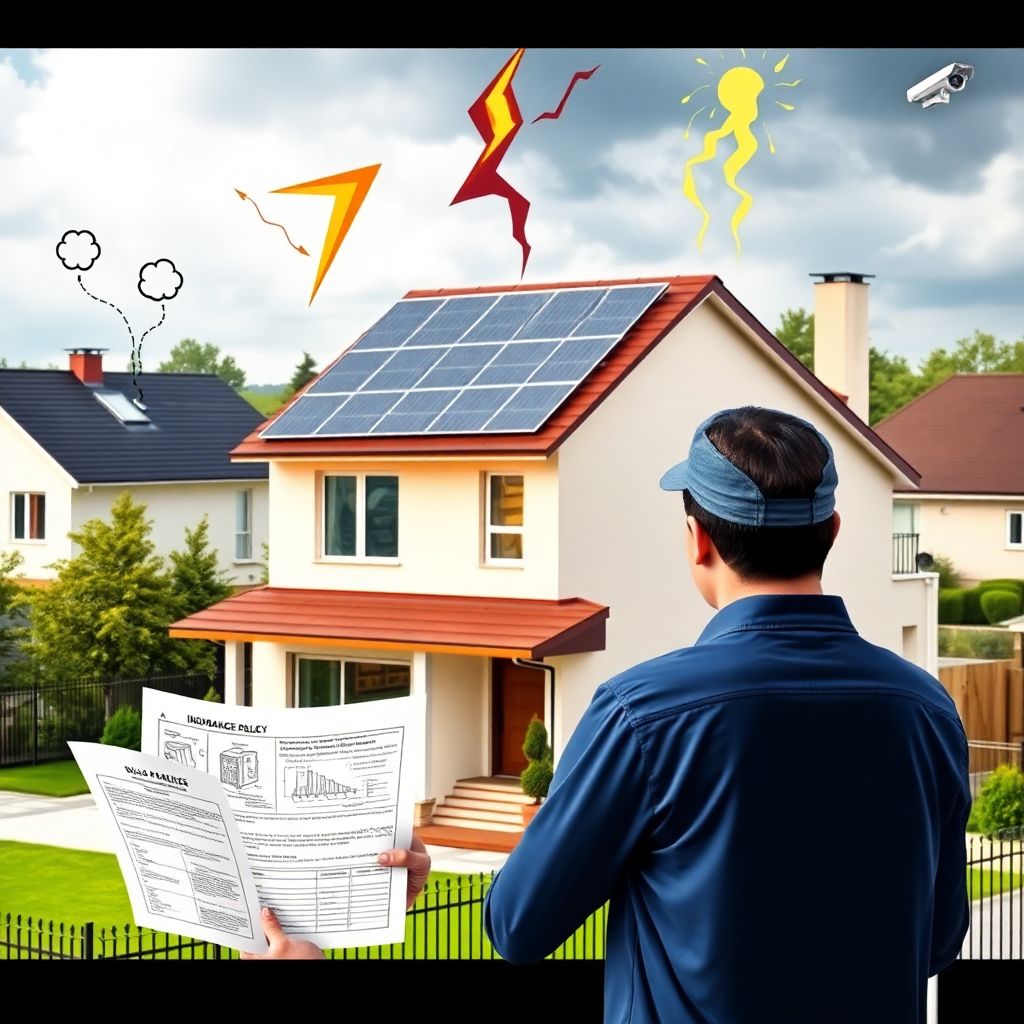 Как застраховать солнечные панели на крыше дома?