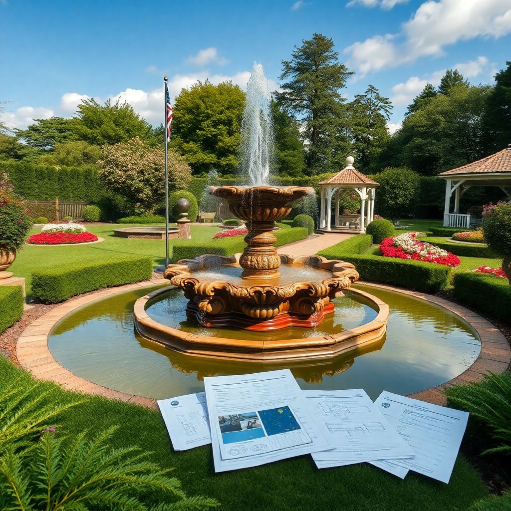 Как застраховать фонтан на приусадебном участке?