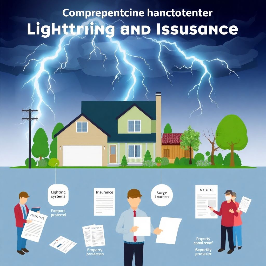 Страхование от попадания молнии: в дом, в дерево, в человека.