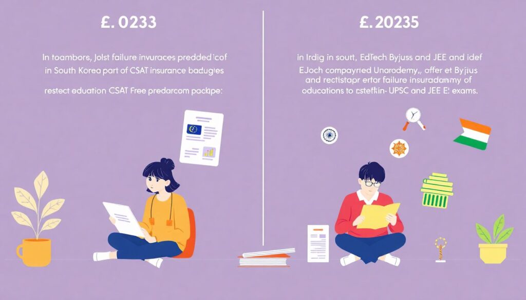 Страхование от провала на экзамене. - иллюстрация