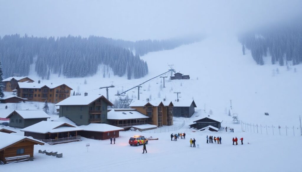 Страхование от лавинных рисков — защита от последствий схода лавины Страхование от последствий схода лавины. - иллюстрация