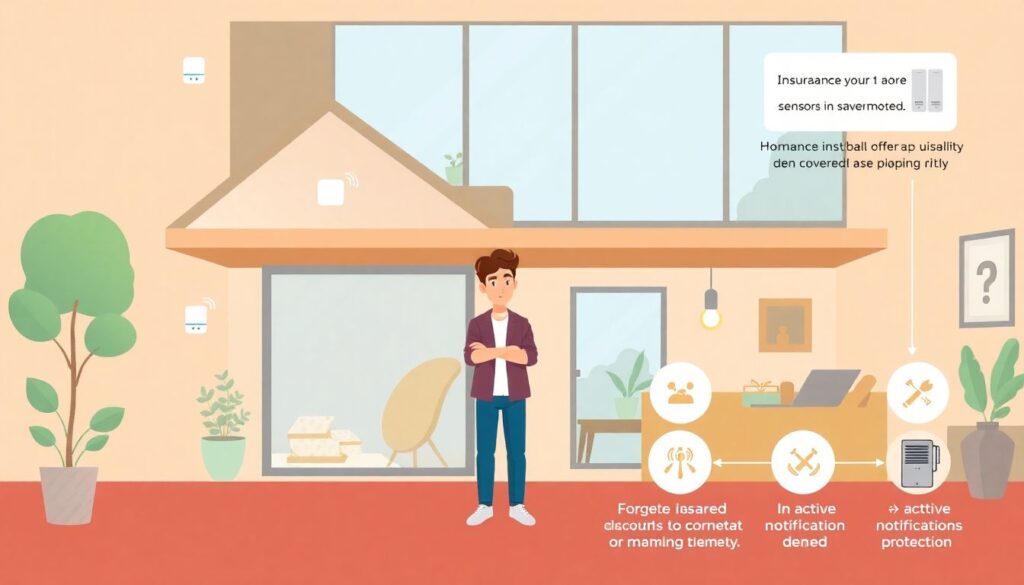 Умное страхование жилья: как технологии помогают экономить. - иллюстрация