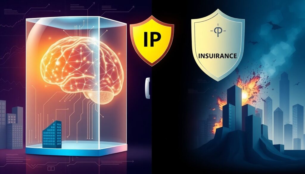 Страхование интеллектуальной собственности от кражи: как защитить свои права Страхование от кражи интеллектуальной собственности. - иллюстрация