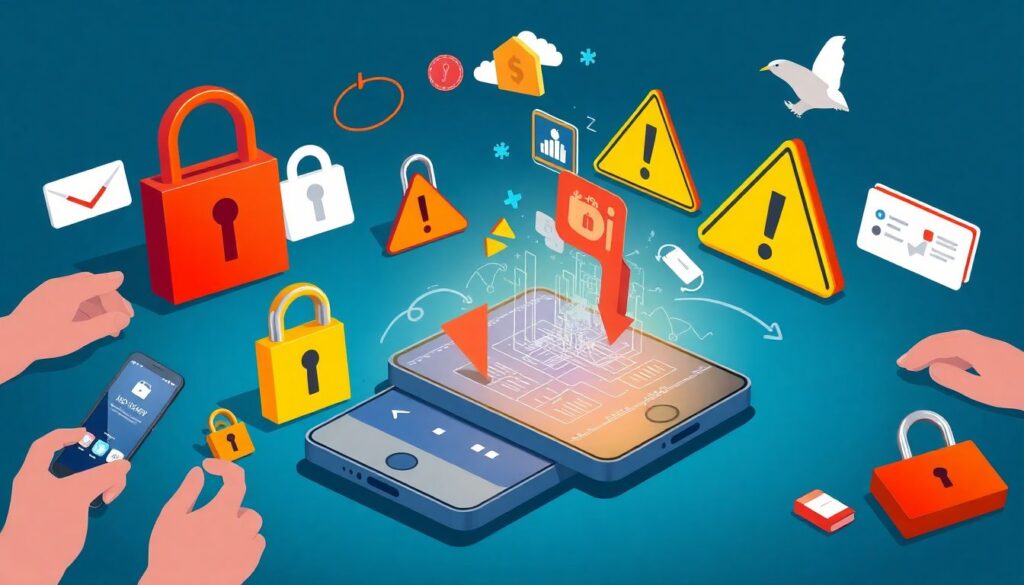 Страхование от кибератак на личные устройства — защита данных и финансов Страхование от последствий кибератак на личные устройства. - иллюстрация