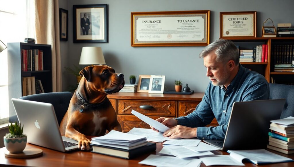 Страхование ответственности владельцев бойцовских собак — как выбрать и оформить правильно Страхование ответственности владельцев собак бойцовских пород. - иллюстрация