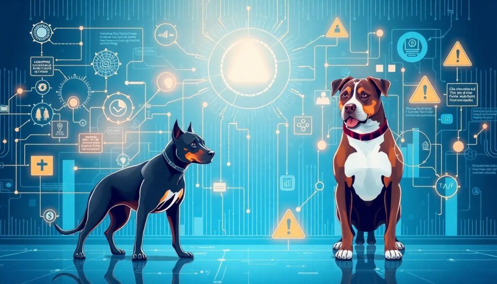 Страхование ответственности владельцев бойцовских собак — как выбрать и оформить правильно Страхование ответственности владельцев собак бойцовских пород. - иллюстрация