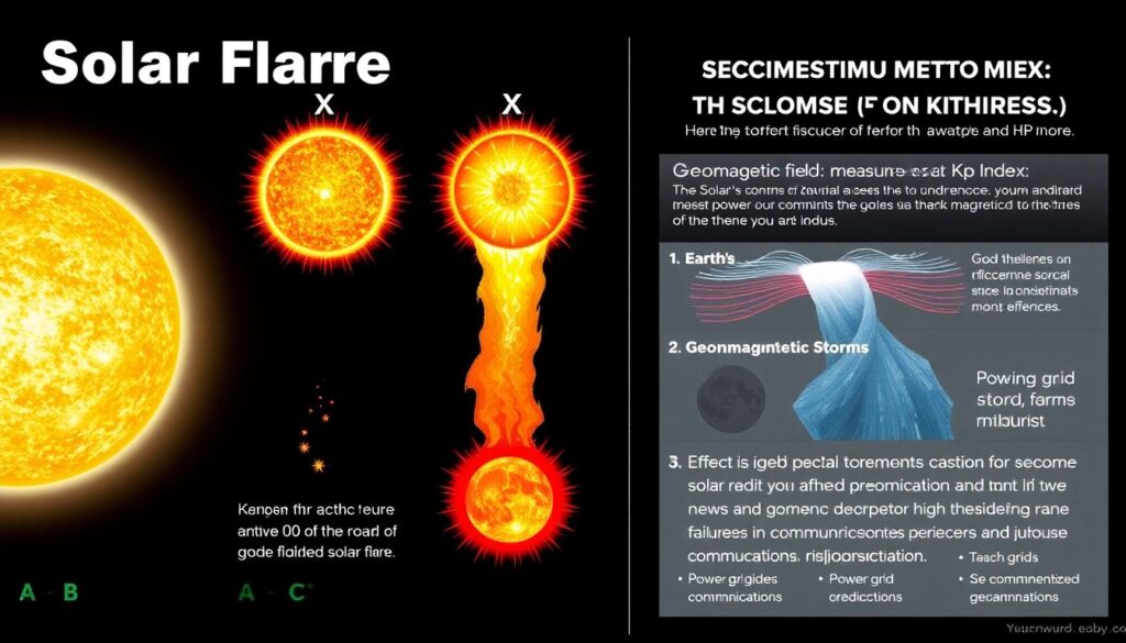 Страхование от солнечных вспышек для защиты техники и электроники Страхование от последствий солнечных вспышек. - иллюстрация