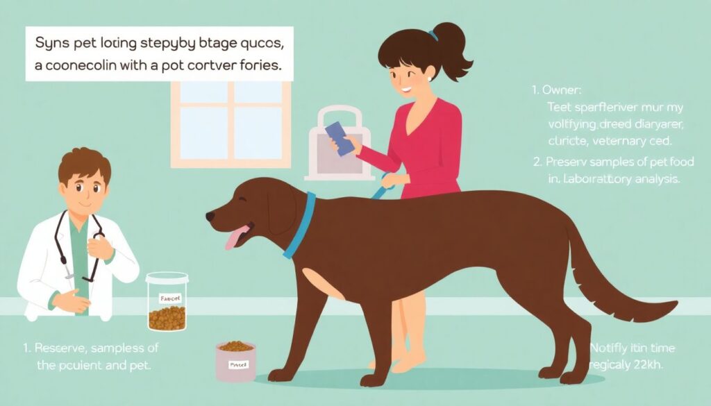 Страхование домашних животных от некачественного корма с защитой здоровья питомца Страхование от некачественного корма для домашних животных. - иллюстрация