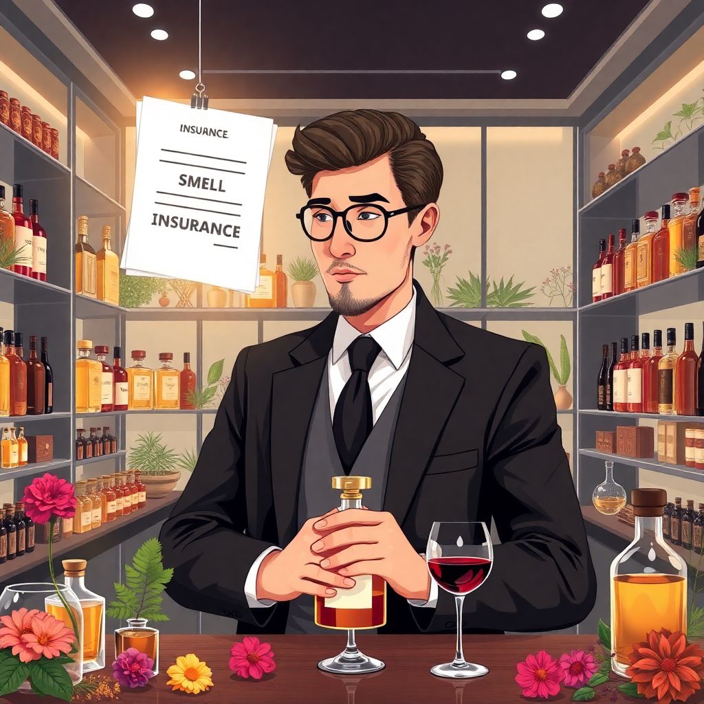 Страхование от потери обоняния для парфюмеров и сомелье.