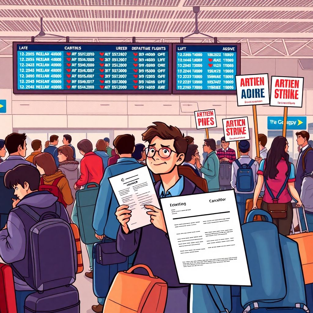 Страхование от отмены рейса при забастовке авиакомпании — как защитить поездку Страхование от отмены рейса из за забастовки авиакомпании.