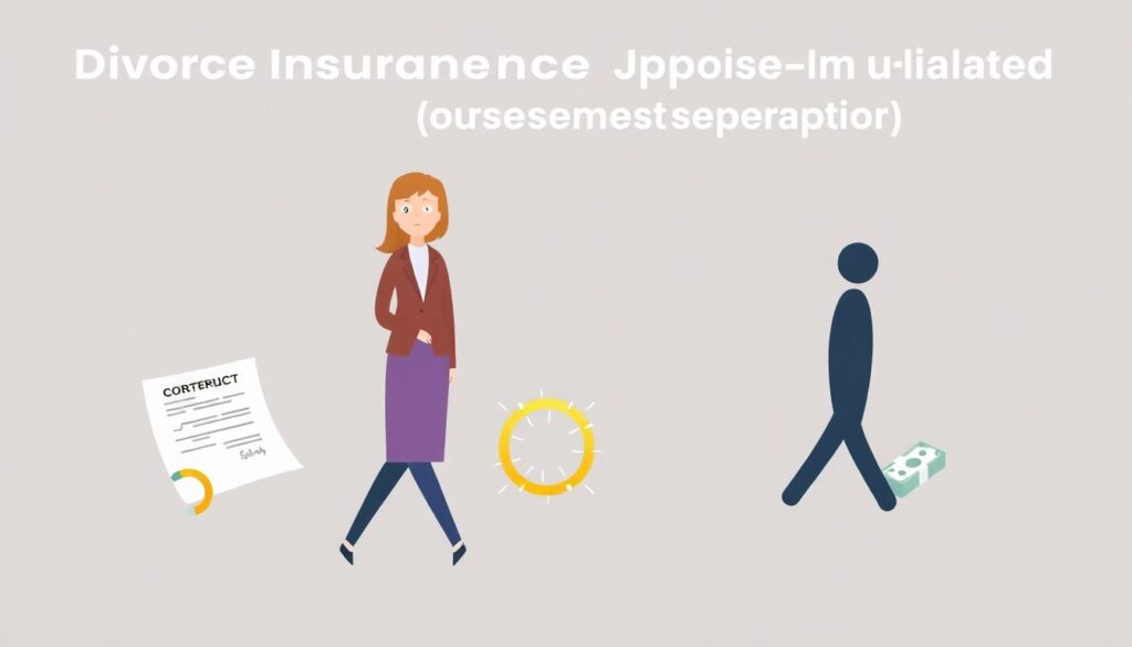 Страхование от развода по инициативе супруга. - иллюстрация