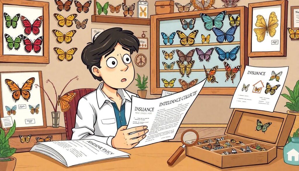 Как застраховать коллекцию бабочек? - иллюстрация