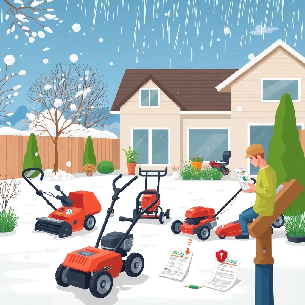 Как застраховать садовую технику?