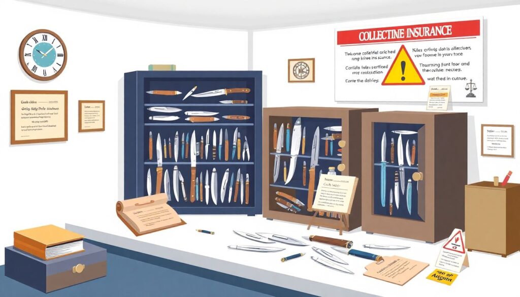 Как застраховать коллекцию ножей и защитить ценные предметы от потерь Как застраховать коллекцию ножей? - иллюстрация