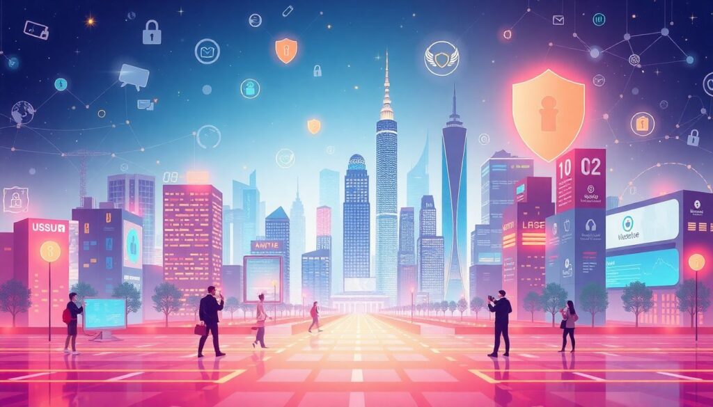 Страхование от кражи личных данных. - иллюстрация