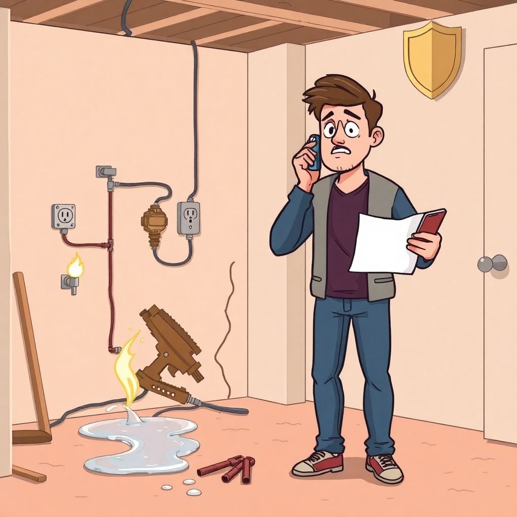 Страхование от неудачного ремонта, сделанного своими руками.