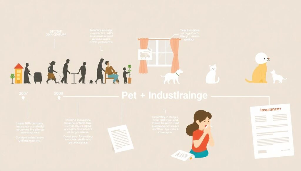 Страхование от появления аллергии на домашних животных. - иллюстрация